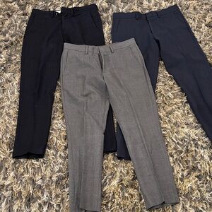 J. Crew Men's Dress Pants - Black, Gray, and Navy